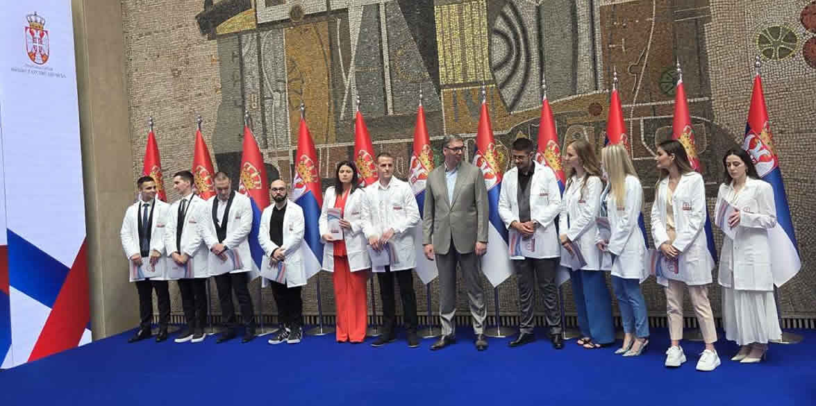 ИЗВРШЕН ПРИЈЕМ У РАДНИ ОДНОС НАЈБОЉИХ ДИПЛОМАЦА МЕДИЦИНСКИХ ФАКУЛТЕТА И СРЕДЊИХ МЕДИЦИНСКИХ ШКОЛА